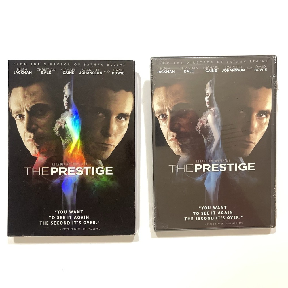 THE PRESTIGE - Hugh Jackman Christian Bale W/ Slipcover DVD NEW/SEALED